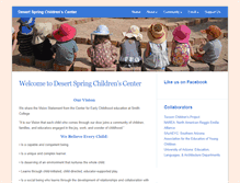 Tablet Screenshot of desertspringschool.org